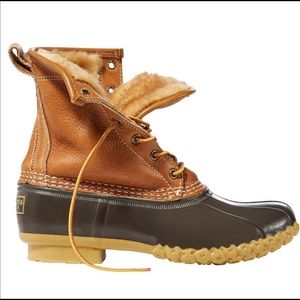 Women’s Bean Boots, 8" Shearling-Lined Size 7